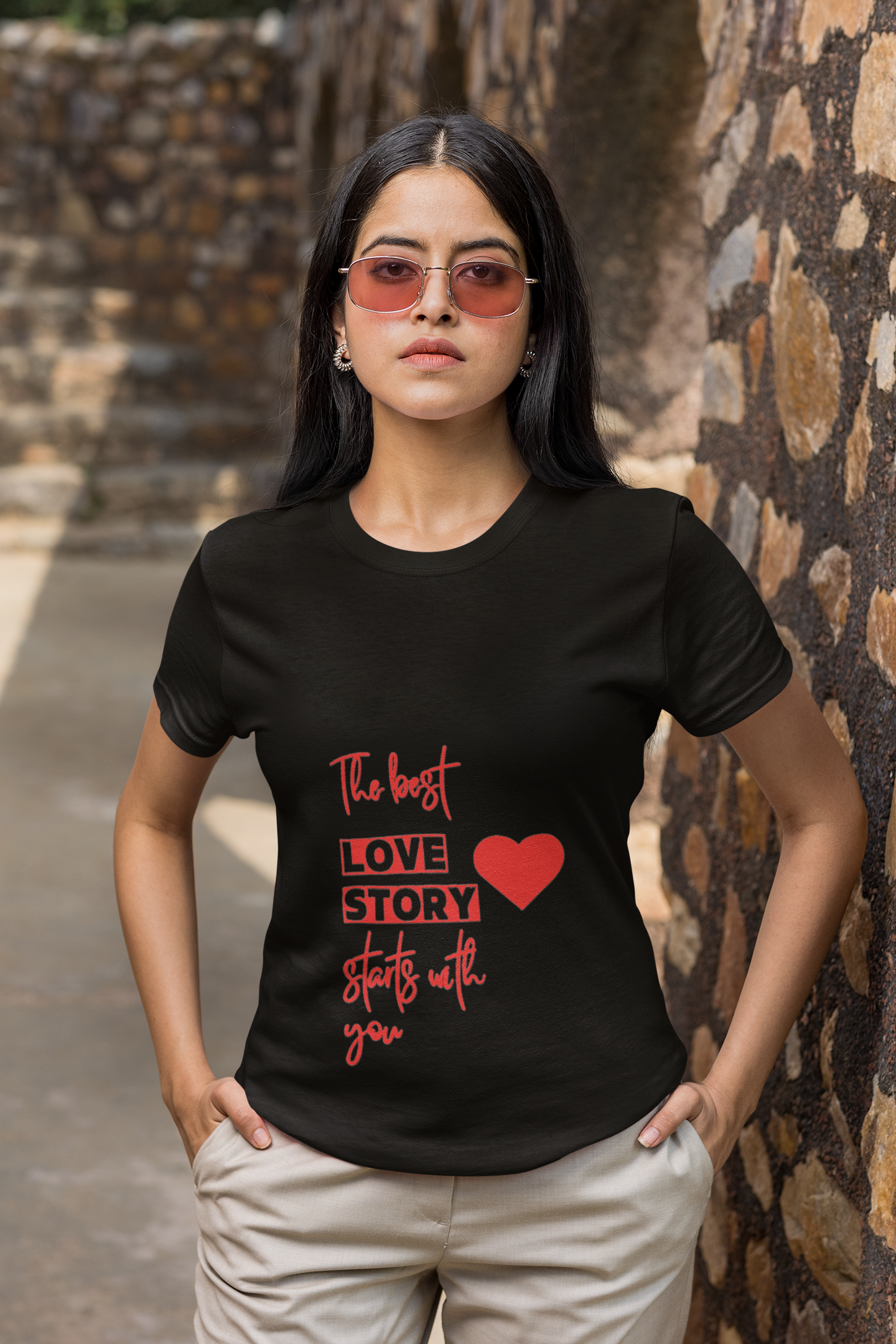 Motivational Valentine's T-Shirt - Inspiring Gift for Friends - 100% Cotton Tee