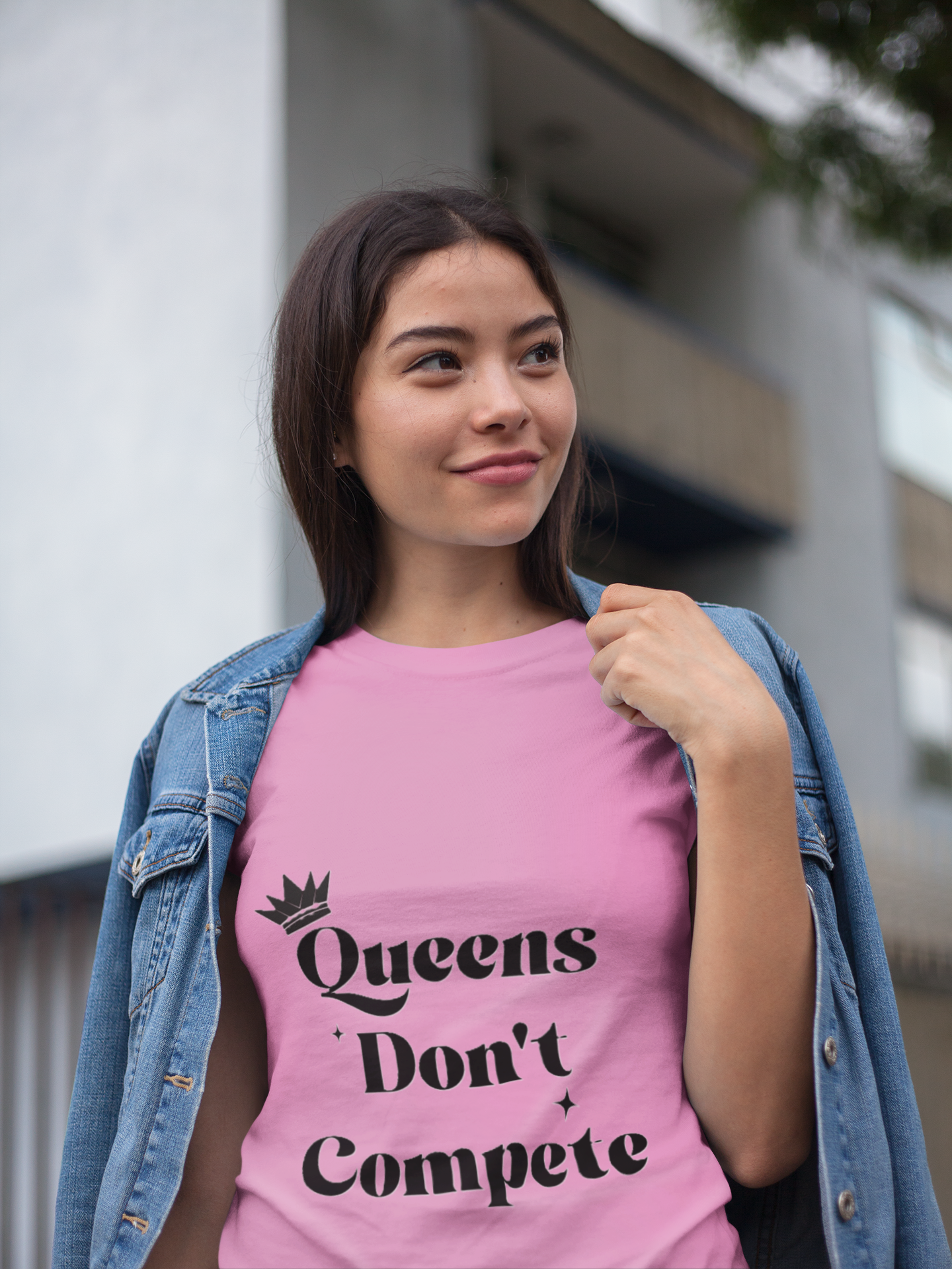 Queens Don't Compete T-shirt - Empowering Women Tee - Soft Cotton Women's Shirt