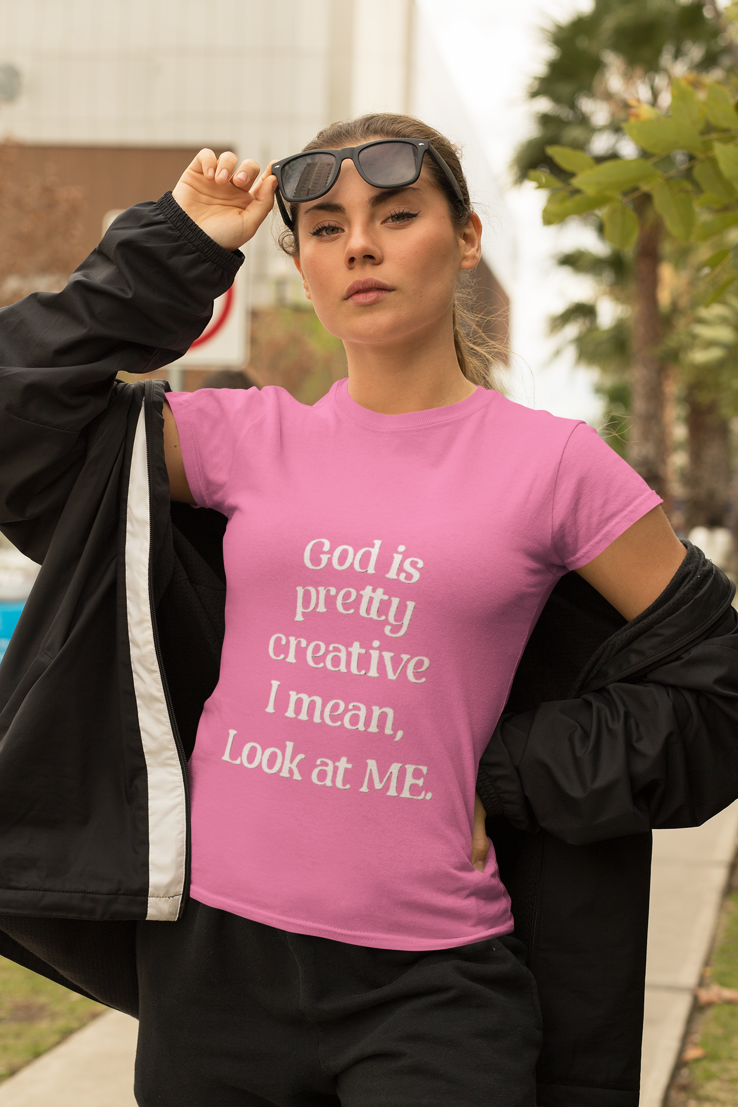 Creative Confidence T-Shirt - 'God is Pretty Creative' Quote - Perfect Gift for Women